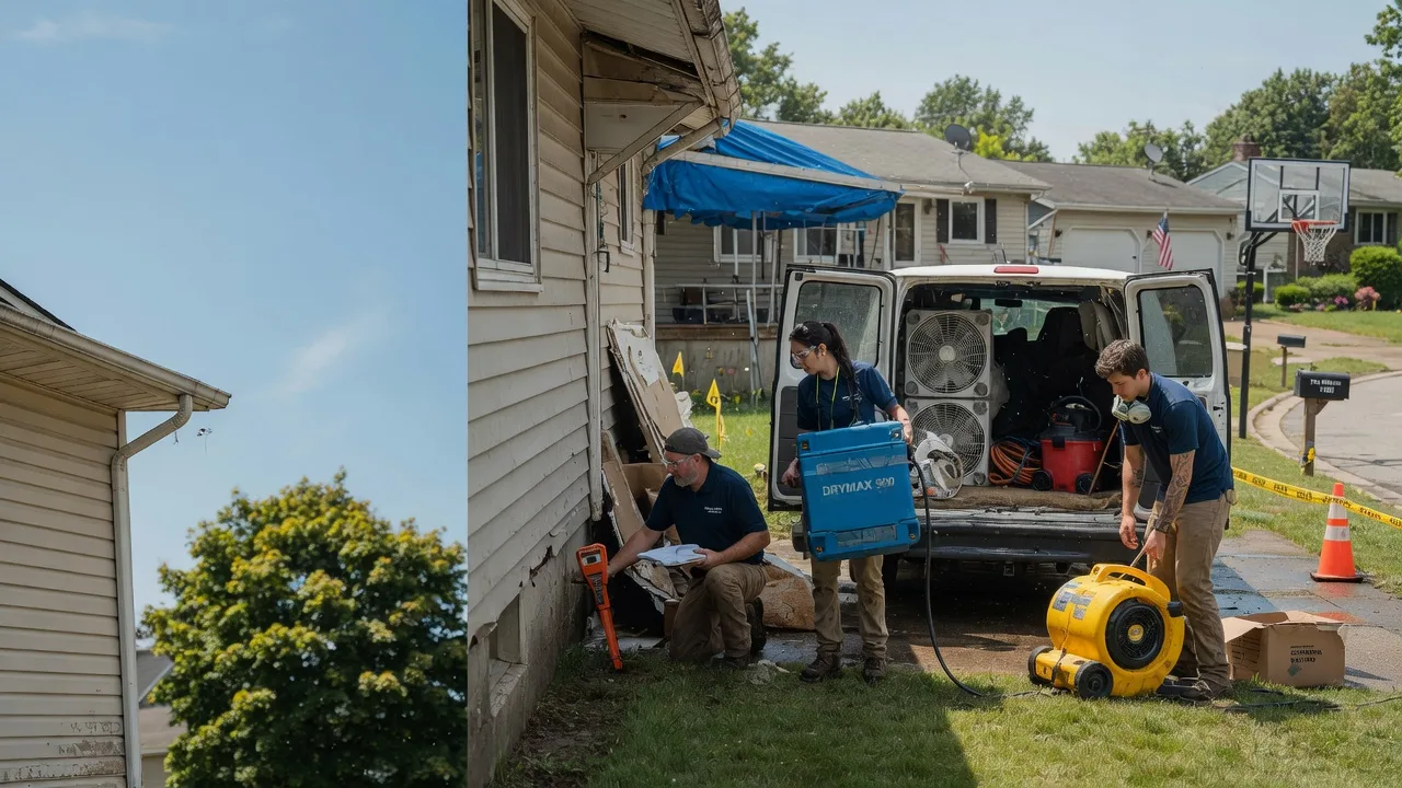 Ceiling Leak Cleanup in Oak Park, MN near me