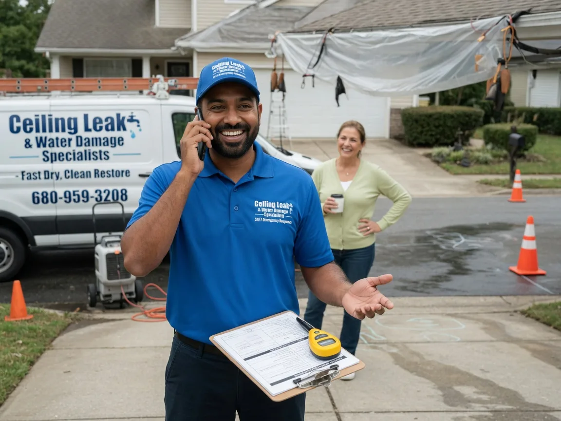 Ceiling Leak Cleanup Oak Park, MN FAQs